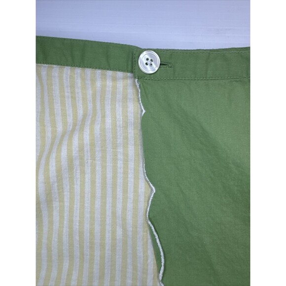 ISO Anthropologie Odille Green Italia Embroidered Faux Wrap Apron Skirt 2005 - Picture 8 of 16
